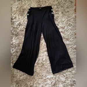 Chic Black Wide-Leg Pants